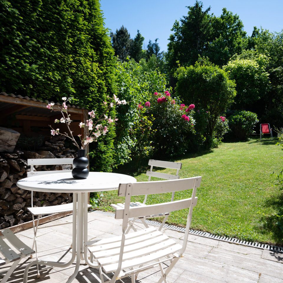 gepflegte Terrasse